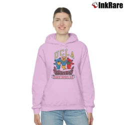 Women’s Grateful Dead Dancing Bears UCLA 1993 Cozy Hoodie in light pink | Warm, Structured, Stylish