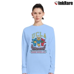 Women’s Grateful Dead Dancing Bears UCLA 1993 Long-Sleeve Top in light blue | Sleek, Versatile, All-Season