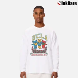 Men’s Grateful Dead Dancing Bears UCLA 1993 Long-Sleeve Shirt in white | Sleek, Lightweight, Year-Round Wear