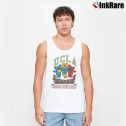 Men’s Grateful Dead Dancing Bears UCLA 1993 Tank Top in white | Breathable, Active-Friendly Design