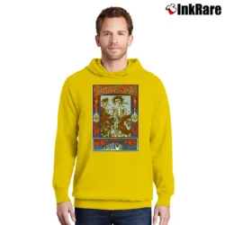 Men’s Grateful Dead Early 90s Avalon Ballroom Vintage Concert Classic Rock Pullover Hoodie in yellow | Cozy, Durable, Modern Fit