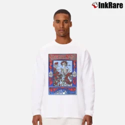 Men’s Grateful Dead Early 90s Avalon Ballroom Vintage Concert Classic Rock Long-Sleeve Shirt in white | Sleek, Lightweight, Year-Round Wear