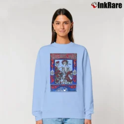 Women’s Grateful Dead Early 90s Avalon Ballroom Vintage Concert Classic Rock Relaxed Sweatshirt in light blue | Soft, Laid-Back Vibe