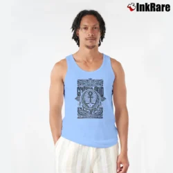 Men’s Grateful Dead Egypt 1973 Retro Vintage Rare Tank Top in light blue | Breathable, Active-Friendly Design
