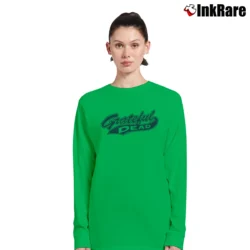 Women’s Grateful Dead for Psychedelic Rock Fans Long-Sleeve Top in irish green | Sleek, Versatile, All-Season