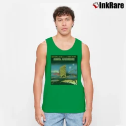 Men’s Grateful Dead From The Mars Hotel Tank Top in irish green | Breathable, Active-Friendly Design