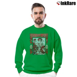 Men’s Grateful Dead Graphic Family Dog Rhino Entertainment Crewneck Sweatshirt in irish green | Cozy Fabric, Clean Style