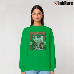 Women’s Grateful Dead Graphic Family Dog Rhino Entertainment Relaxed Sweatshirt in irish green | Soft, Laid-Back Vibe