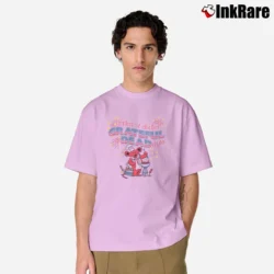 Men’s Grateful Dead Grillin N Chillin Vintage Rare Classic T-Shirt in light pink | Soft, Breathable Everyday Wear