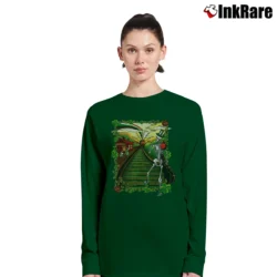 Women’s Grateful Dead Lucky Sam for Vintage Rock Fans Long-Sleeve Top in forest green | Sleek, Versatile, All-Season