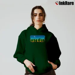 Women’s Grateful Dead Moondance Vintage Classic Cozy Hoodie in forest green | Warm, Structured, Stylish