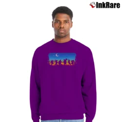 Men’s Grateful Dead Moondance Vintage Classic Crewneck Sweatshirt in purple | Cozy Fabric, Clean Style