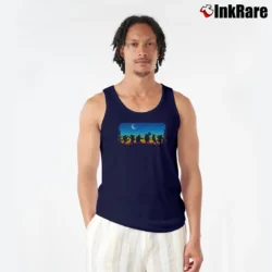 Men’s Grateful Dead Moondance Vintage Classic Tank Top in navy | Breathable, Active-Friendly Design
