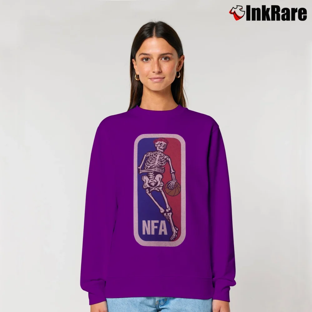 Women’s Grateful Dead NFA Not Fade Away Relaxed Sweatshirt in purple | Soft, Laid-Back Vibe