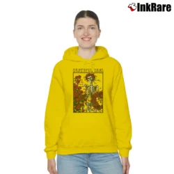 Women’s Grateful Dead Rose Cozy Hoodie in yellow | Warm, Structured, Stylish