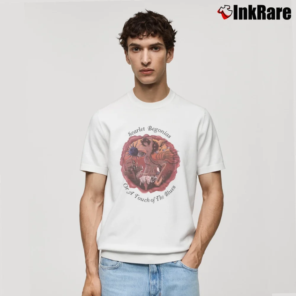 Men’s Grateful Dead Scarlet Begonias Touch Of Blues Once While Shown The Light Classic T-Shirt in white | Soft, Breathable Everyday Wear
