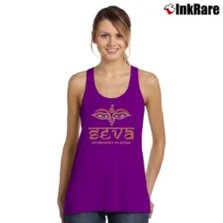 Women’s Grateful Dead Seva Compassion In Action Tank Top in purple | Lightweight, Movement-Friendly