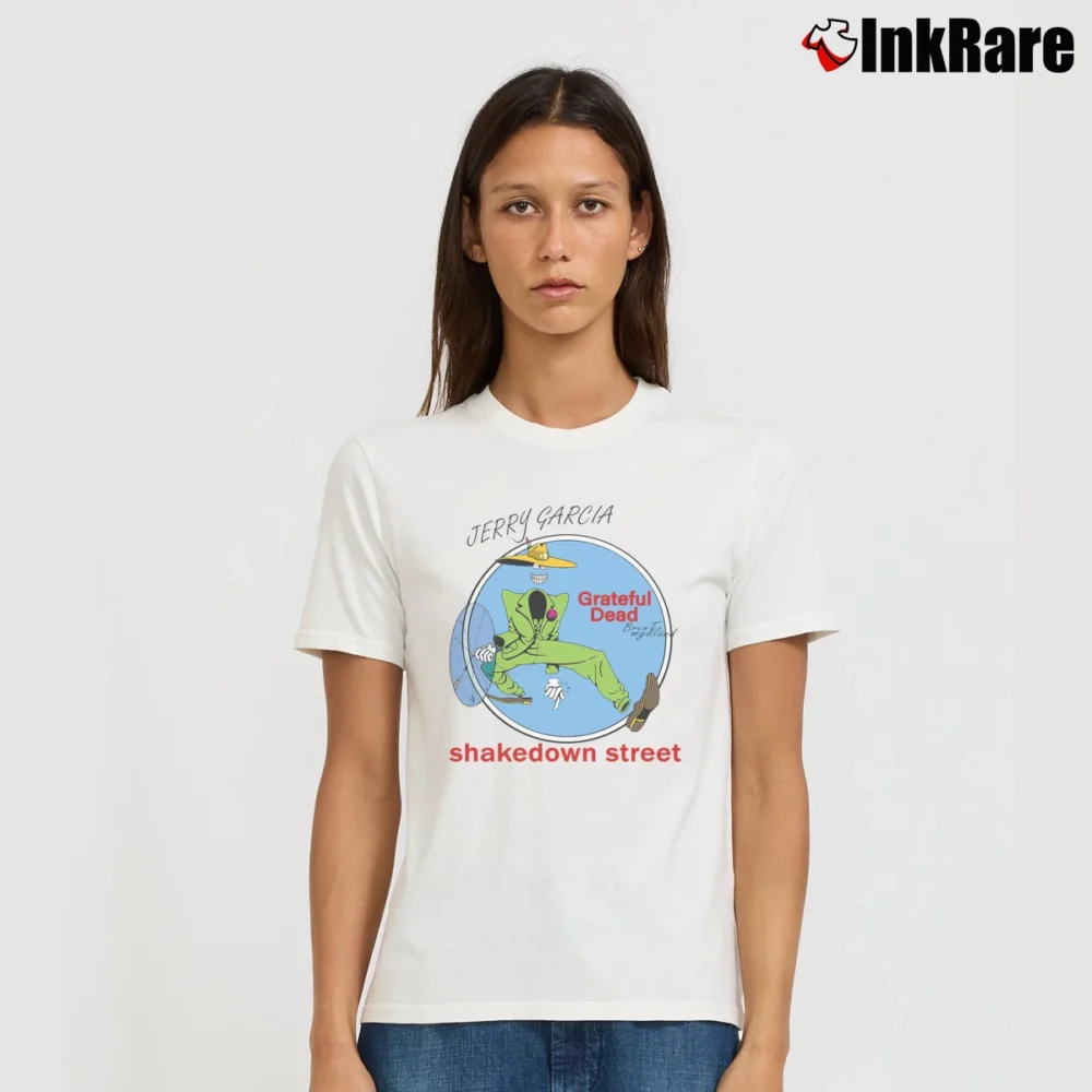 Women’s Grateful Dead Signed Jerry Garcia And Brent Mydland Signature T-Shirt in white | Soft, Flattering Fit
