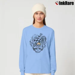 Women’s Grateful Dead Spring 1989 Concert Tour Long-Sleeve Top in light blue | Sleek, Versatile, All-Season