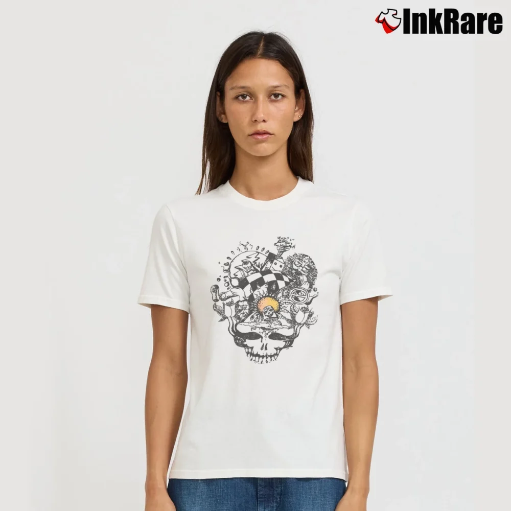 Women’s Grateful Dead Spring 1989 Concert Tour Signature T-Shirt in white | Soft, Flattering Fit