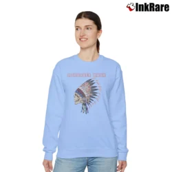 Women’s Grateful Dead Spring 1990 Over Dyed Relaxed Sweatshirt in light blue | Soft, Laid-Back Vibe
