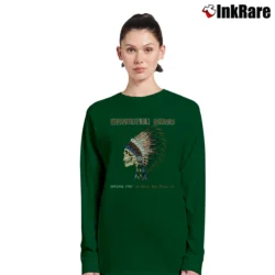 Women’s Grateful Dead Spring 1990 So Glad You Made It Long-Sleeve Top in forest green | Sleek, Versatile, All-Season