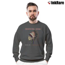 Men’s Grateful Dead Spring 1990 So Glad You Made It Crewneck Sweatshirt in charcoal | Cozy Fabric, Clean Style