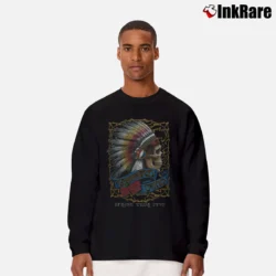 Men’s Grateful Dead Spring Tour 1990 for Jam Band Fans Long-Sleeve Shirt in black | Sleek, Lightweight, Year-Round Wear