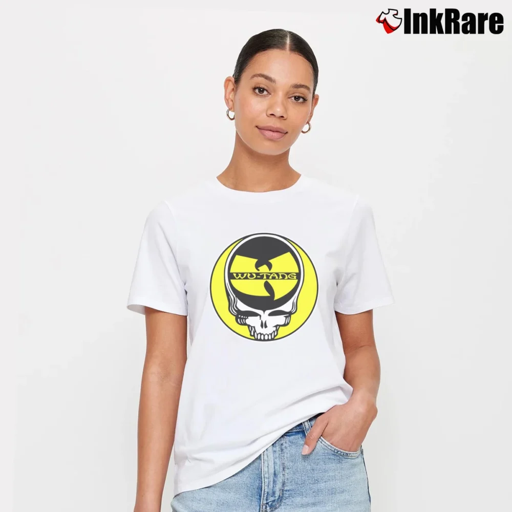 Women’s Grateful Dead Steal Your Face Wu - Tang T-Shirt in white | Soft, Flattering Fit