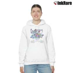 Women’s Grateful Dead Summer Tour Vintage Rare Cozy Hoodie in white | Warm, Structured, Stylish