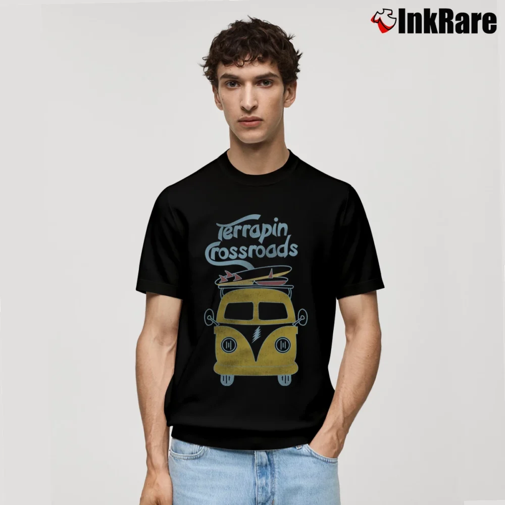 Men’s Grateful Dead Terrapin Crossroads Phil Lesh Club Restaurant San Rafael Classic T-Shirt in black | Soft, Breathable Everyday Wear
