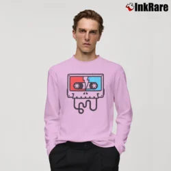 Men’s Grateful Dead Touch Of Grey Tape Long-Sleeve Shirt in light pink | Sleek, Lightweight, Year-Round Wear