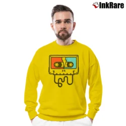 Men’s Grateful Dead Touch Of Grey Tape Crewneck Sweatshirt in yellow | Cozy Fabric, Clean Style