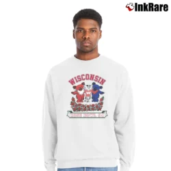 Men’s Grateful Dead Wisconsin 1994 Rose Bowl Crewneck Sweatshirt in white | Cozy Fabric, Clean Style