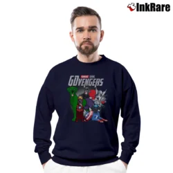 Men’s Great Dane Avengers Endgame Marvel Parody Crewneck Sweatshirt in navy | Cozy Fabric, Clean Style