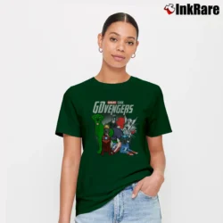 Women’s Great Dane Avengers Endgame Marvel Parody Signature T-Shirt in forest green | Soft, Flattering Fit