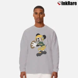 Men’s Green Bay Packers American Football Team Mickey Mouse Walt Disney Long-Sleeve Shirt in sport grey | Sleek, Lightweight, Year-Round Wear