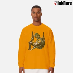 Men’s Green Bay Packers Boba Fett Star Wars Football Long-Sleeve Shirt in orange | Sleek, Lightweight, Year-Round Wear