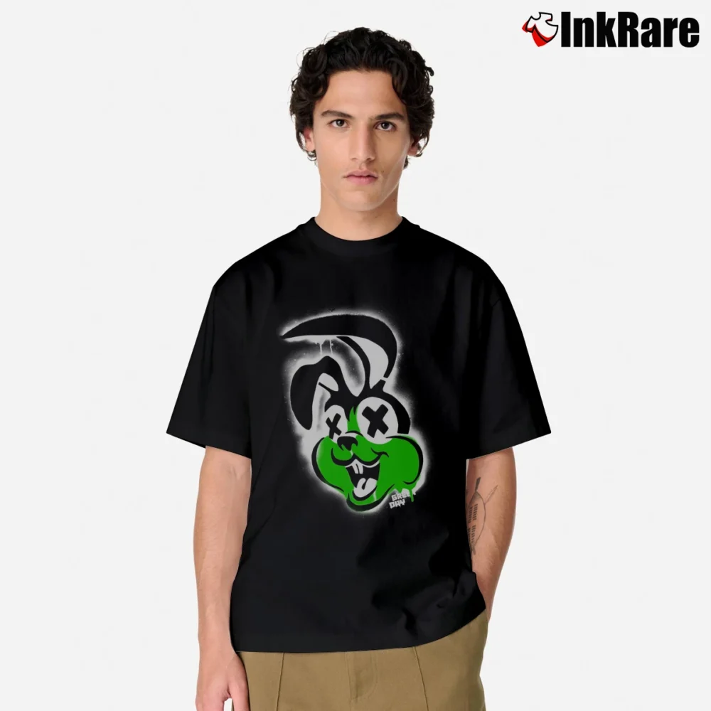 Men’s Green Day Punk Bunny Girls Classic T-Shirt in black | Soft, Breathable Everyday Wear