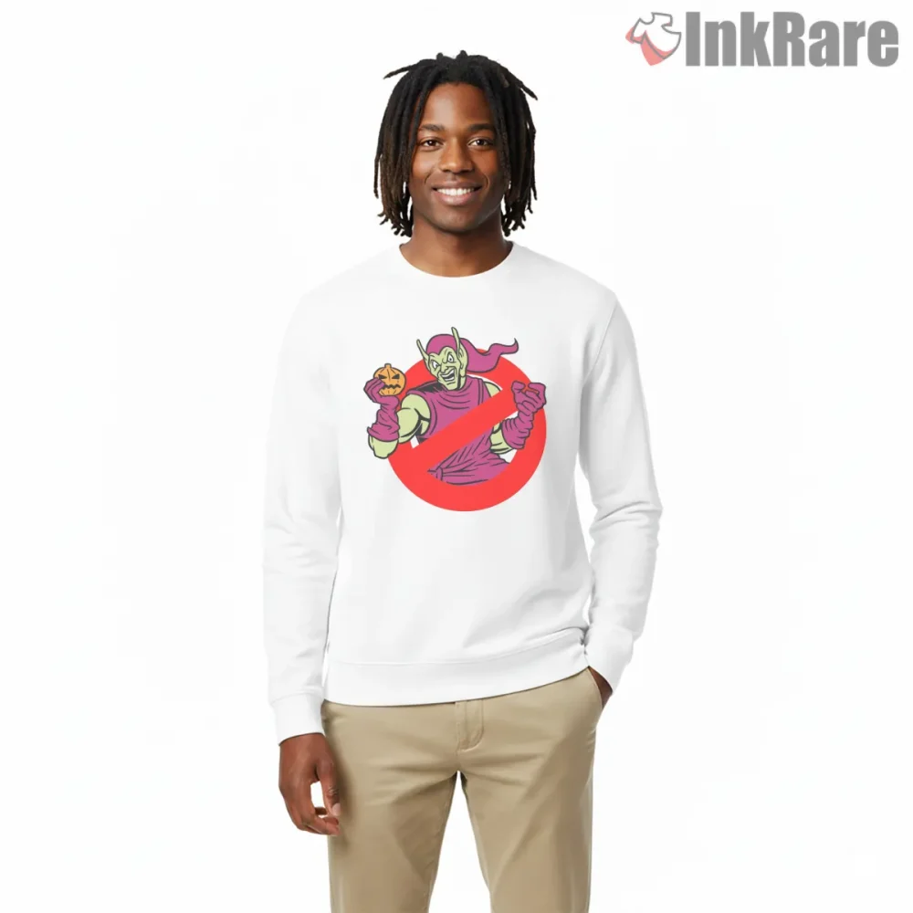 Green Goblin Ghostbusters Parody Funny Shirt on graphic shirt for men graphic tee