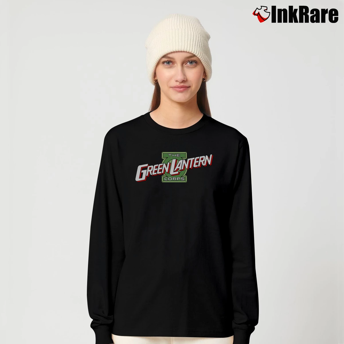 Women’s Green Lantern Corps Long-Sleeve Top in black | Sleek, Versatile, All-Season
