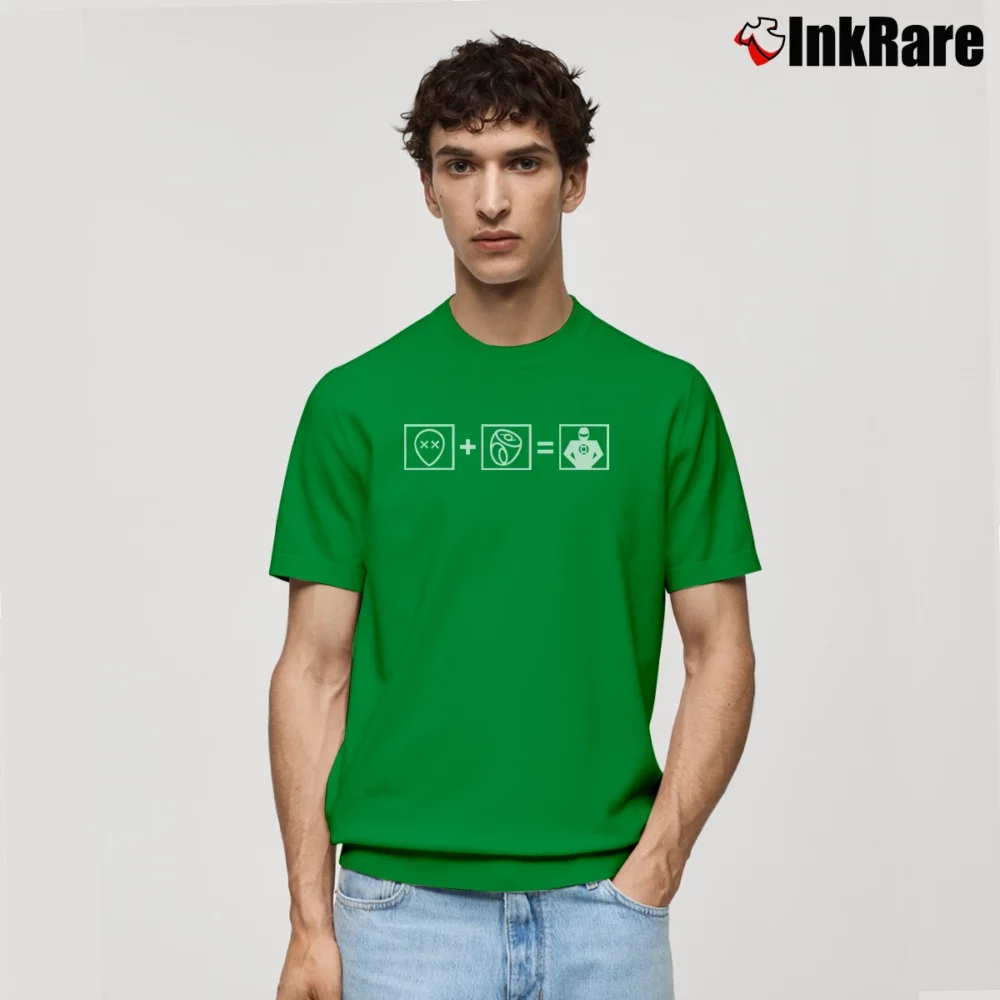 Men’s Green Lantern Equation Classic T-Shirt in irish green | Soft, Breathable Everyday Wear