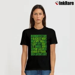 Women’s Green Lantern Oath T-Shirt in black | Soft, Flattering Fit