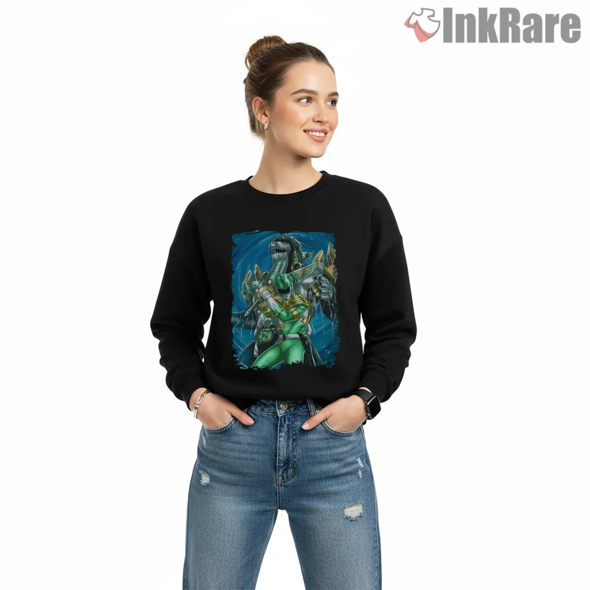 Green Ranger Dragonzord Ocean Battle Shirt Green Ranger Dragonzord Ocean Battle Shirt on graphic shirt for women graphic tee