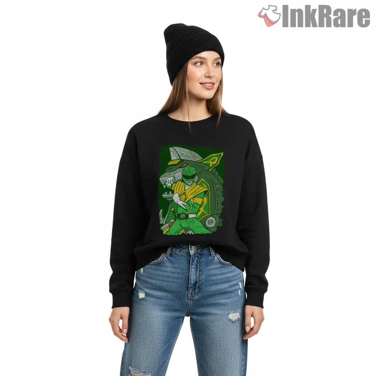 Green Ranger Go Go Hero Portrait Shirt Green Ranger Go Go Hero Portrait Shirt on graphic shirt for women graphic tee