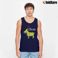 Men’s Green Tiger Masters Champion GOAT Tank Top in navy | Breathable, Active-Friendly Design