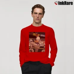 Men’s greg maddux atlanta braves mlb legend baseball fan Long-Sleeve Shirt in red | Sleek, Lightweight, Year-Round Wear
