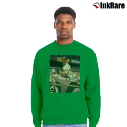 Men’s greg maddux atlanta braves mlb legend baseball fan Crewneck Sweatshirt in irish green | Cozy Fabric, Clean Style