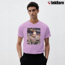 Men’s greg maddux atlanta braves mlb legend baseball fan V-Neck Tee in light pink | Sharp, Breathable, Everyday Staple