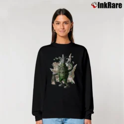 Women’s Grenade Robber Streetwear Relaxed Sweatshirt in black | Soft, Laid-Back Vibe